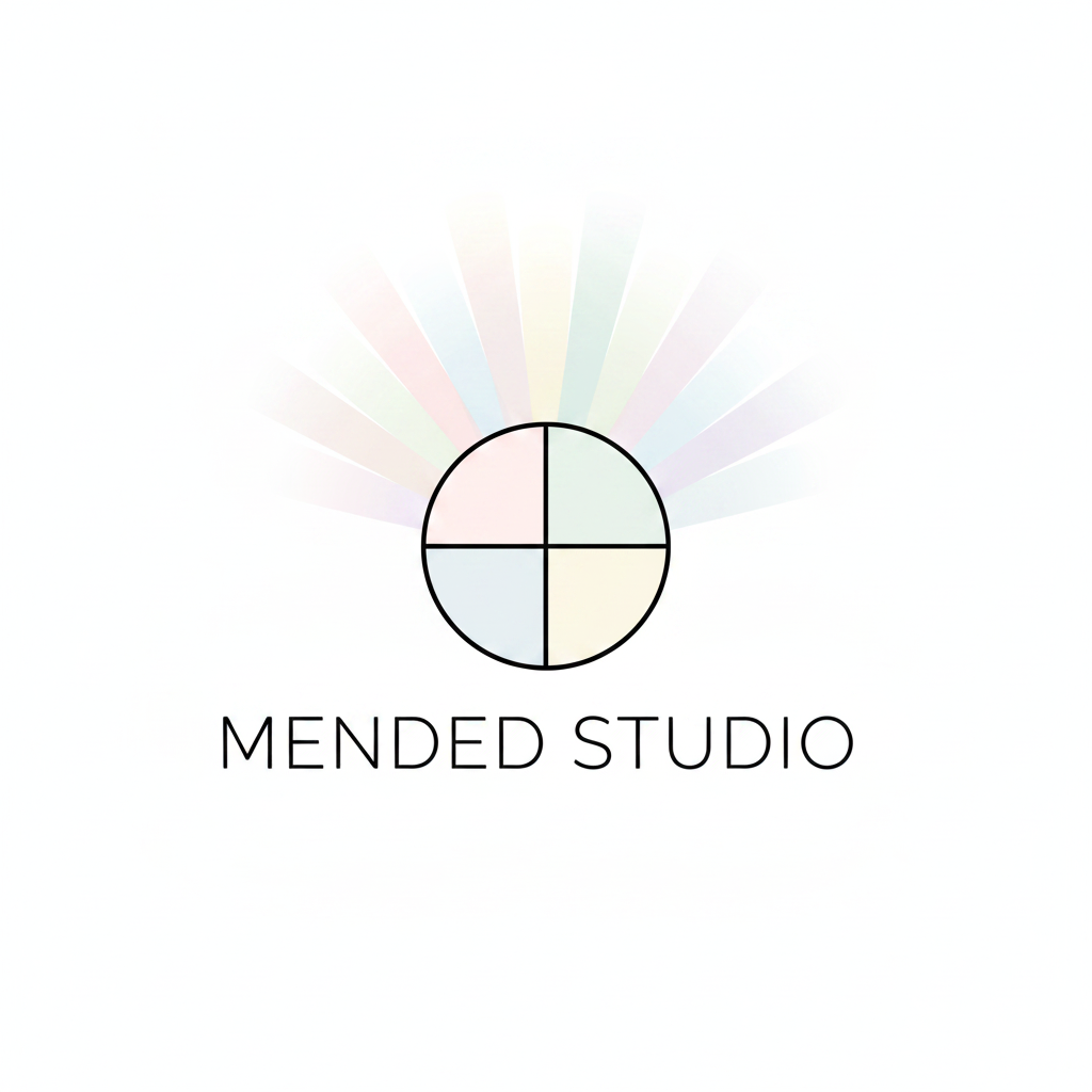 Mended Studio Logo - Modern Minimalist